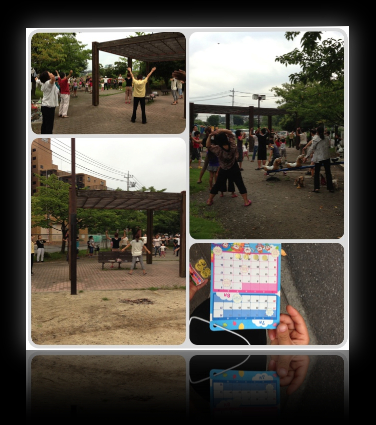 夏休みラジオ体操(2013/08/29)