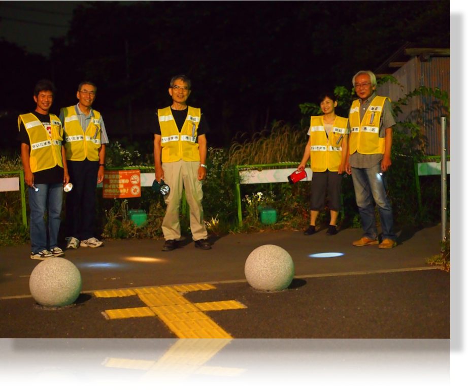防犯パトロール西宮駅折り返し