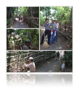 20100505竹やぶ道路、整備ボランティア