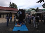 20140706下郷祭り山車組み立て