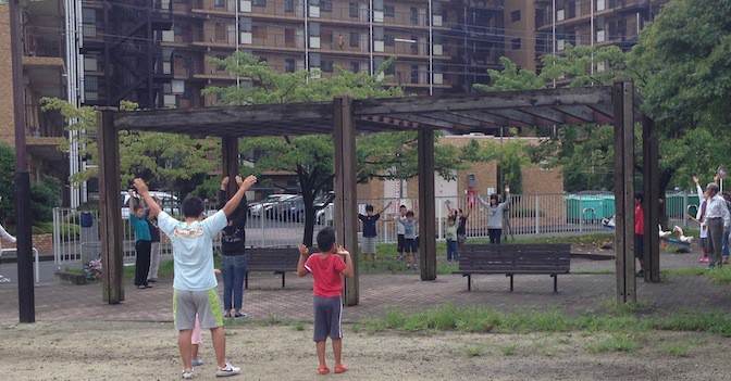今年も元気に朝のラジオ体操