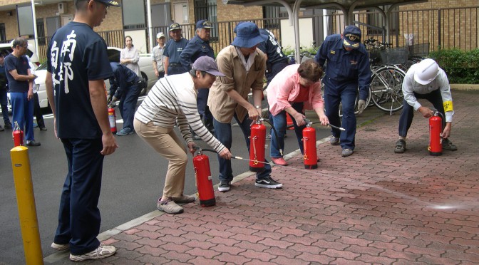 2018年9月22日(土)秋の防災訓練