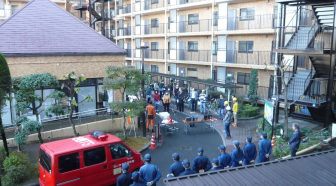 11月18日(土)秋の防災訓練を実施しました。